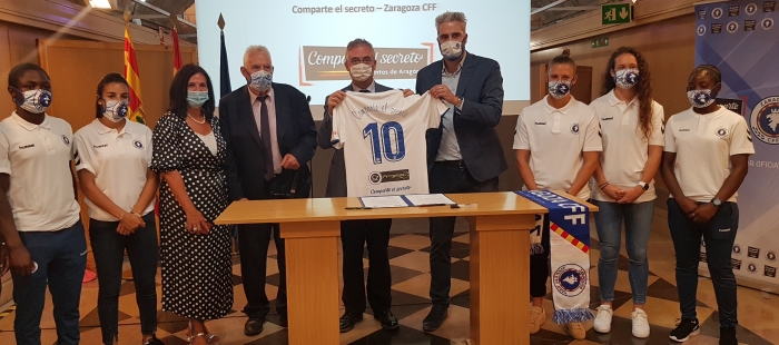 Comparte El Secreto patrocina al Zaragoza Club de Fútbol Femenino