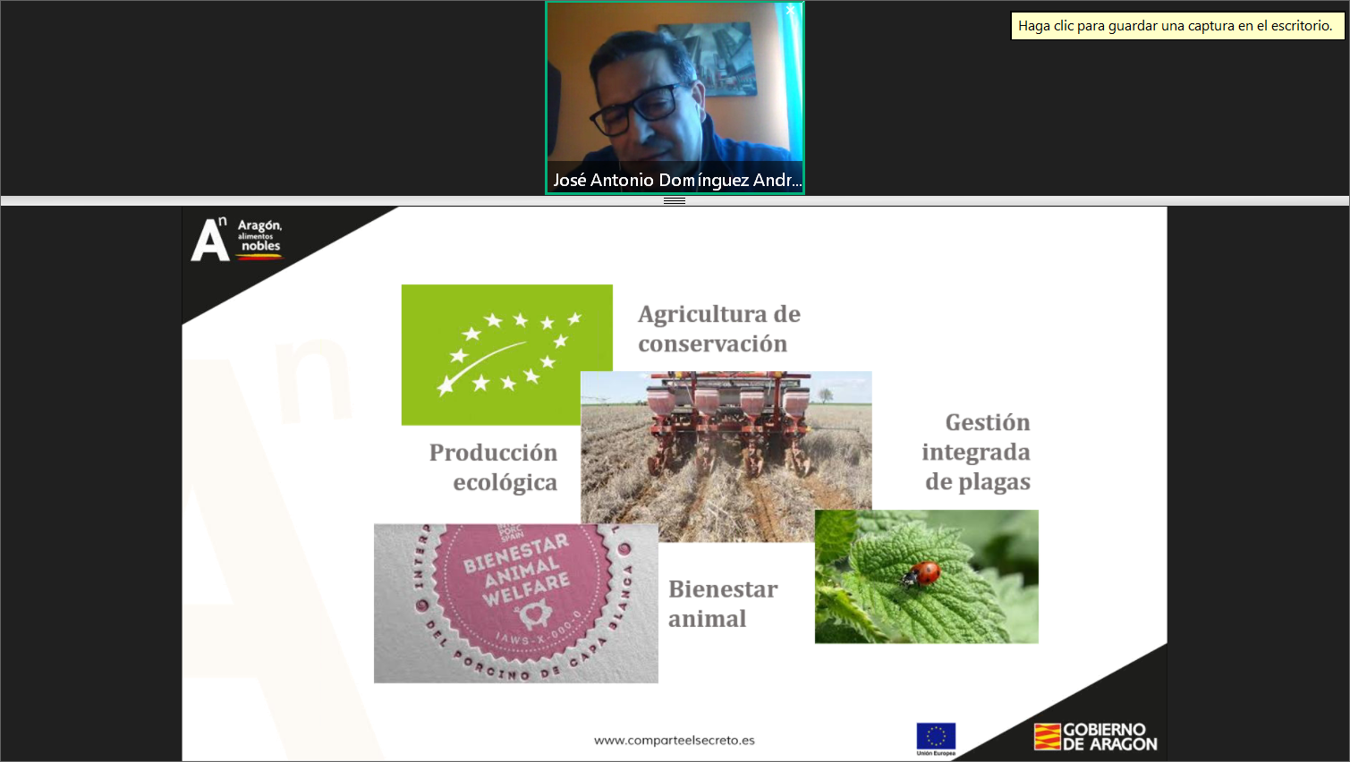 Webinar: “Perspectivas y Retos Comerciales para el Sector Agroalimentario Aragonés”